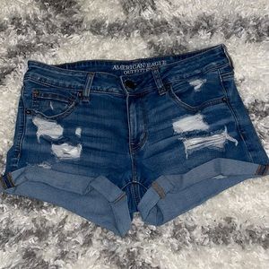 American eagle jean shorts